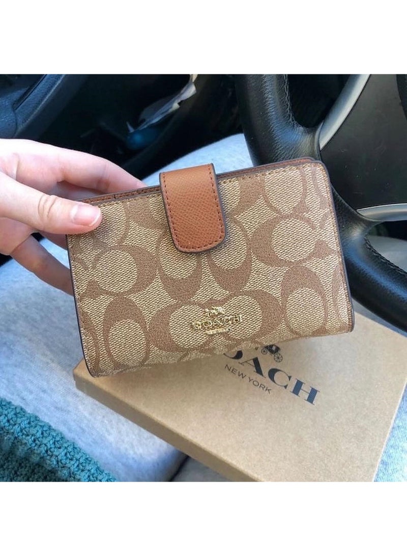 كوتش اوت ليت محفظة كوتش Coach حريمي بنقشة سيجنتشر موديل F53562 - Image 5