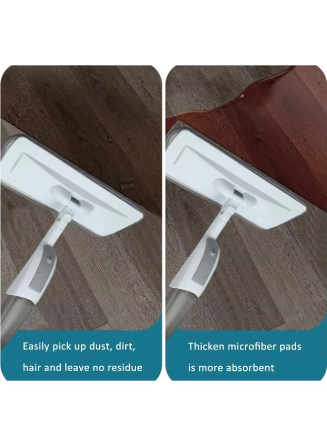 A ZONE Spray Mop with 2 Washable Microfiber Pads-Cleaning Mop with 350ML Refillable Water Tank-Ceramic Floor Mop for Home Kitchen - Image 4