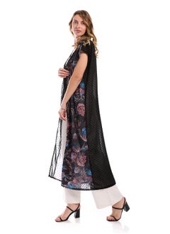 Andora Standard Fit Sleeveless Navy Blue Summer Cardigan  - Image 2