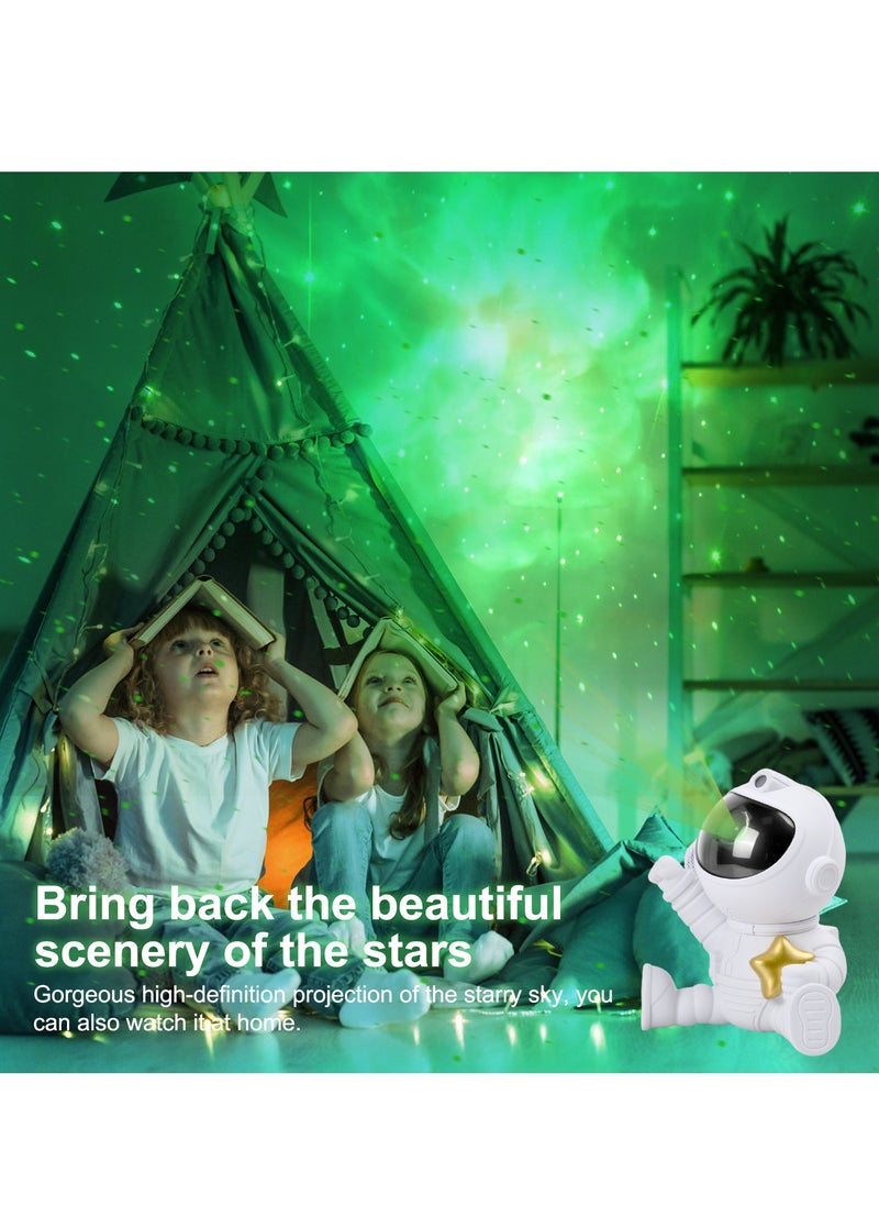 Astronaut Galaxy Projector Starry Night Light Projector, 360°Adjustable Star Projector with Remote Control, Light Projector, Starry Nebula Ceiling Projection Lamp, Starry Projection LED Lamp [Energy Class A]
