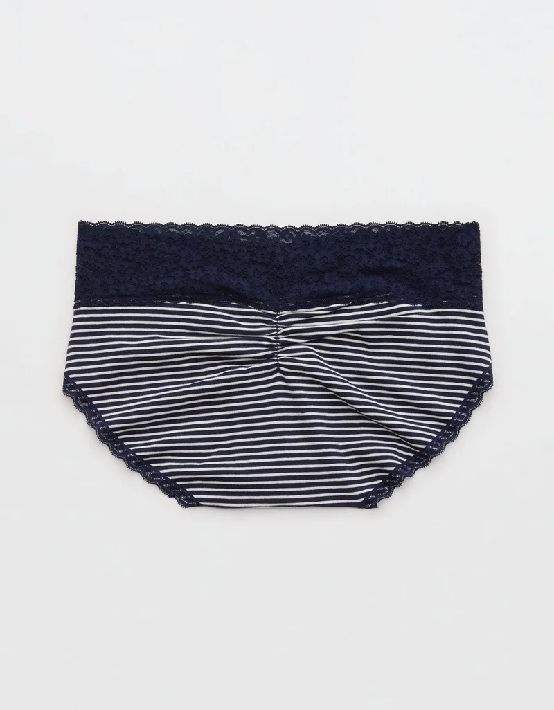 Aerie Superchill Vintage Lace Cotton Boybrief Underwear