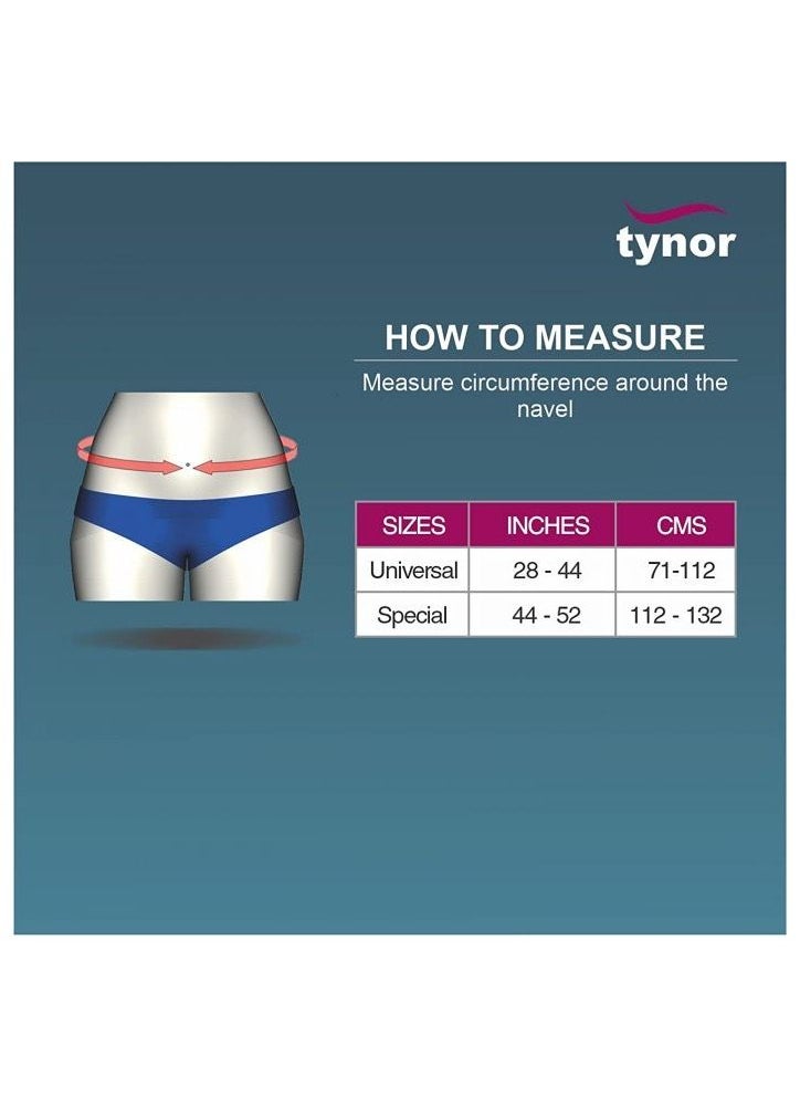 Tynor - Tynor Abs Wrap Neoprene can support and compress your abdominal muscles for waistline reduction and use it as a post-operative or post-delivery aid to reduce the waistline - Image 1