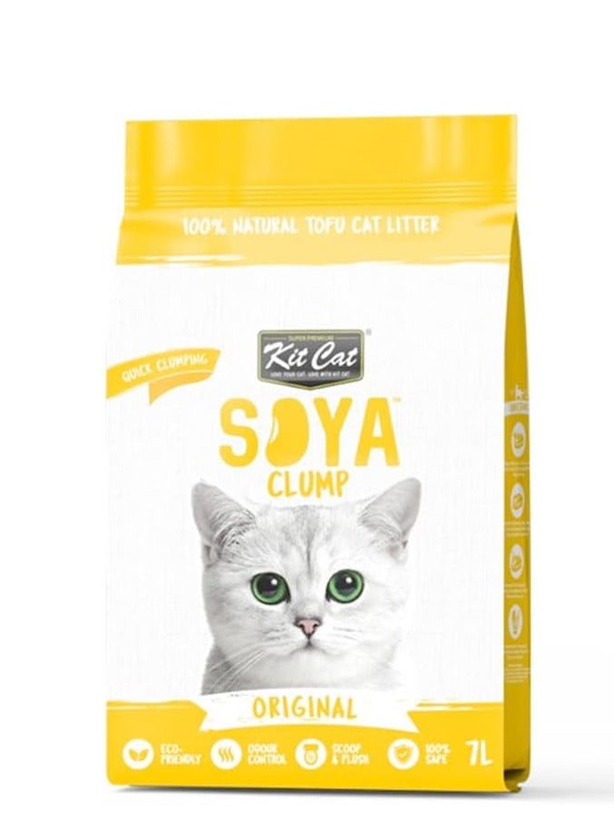 Kit Cat Soya Clump Soybean Litter-pack of 6 (2 Pcs each Original 7L, Coffee 7L,Lavender 7L) - Image 3