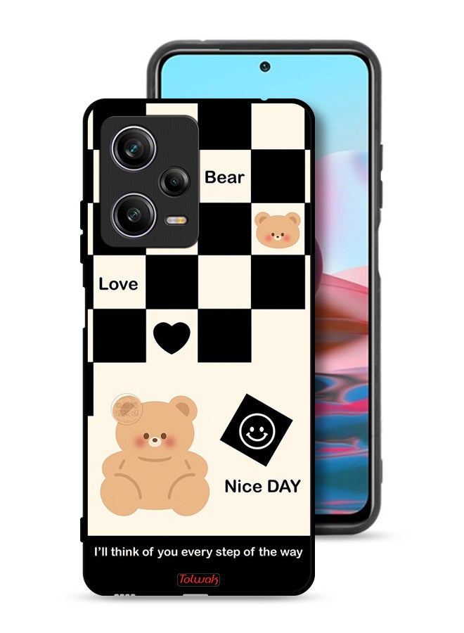 Tolwak Xiaomi Redmi Note 12 Pro Protective Case Cover I Will Think Of You Every Step Of The Way - Image 1