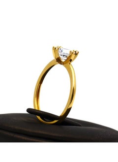 Gold Zone Real Gold Solitaire Ring 0056 (SIZE 9) R1997  - Image 5
