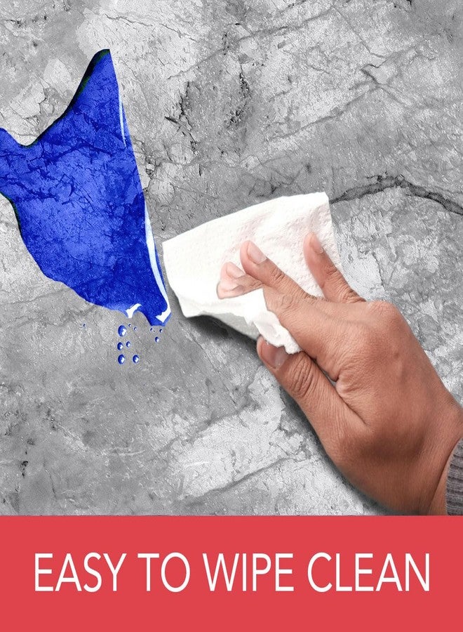 لامينيت لامينت - وسادة طاولة مطبوعة بحواف مرنة فاخرة - رمادي رخامي - دائرية صغيرة - تناسب الطاولات حتى قطر 44 بوصة - الحماية المثلى لطاولتك! - Image 5