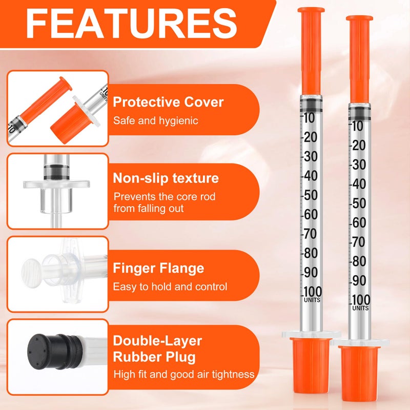 Cuneieo 100Pack 1ml Plastic Measuring Dispensers 30G*8mm for Separating Liquids - Image 3