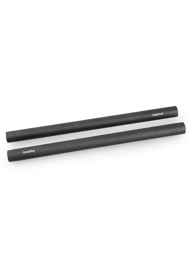 SMALLRIG SmallRig 15mm Carbon Fiber Rods (9 Inch) for 15mm Rod Rail Support System, LCD Mount, Shoulder Pad, Lens Support, 15mm Follow Focus - 1690  - Image 1
