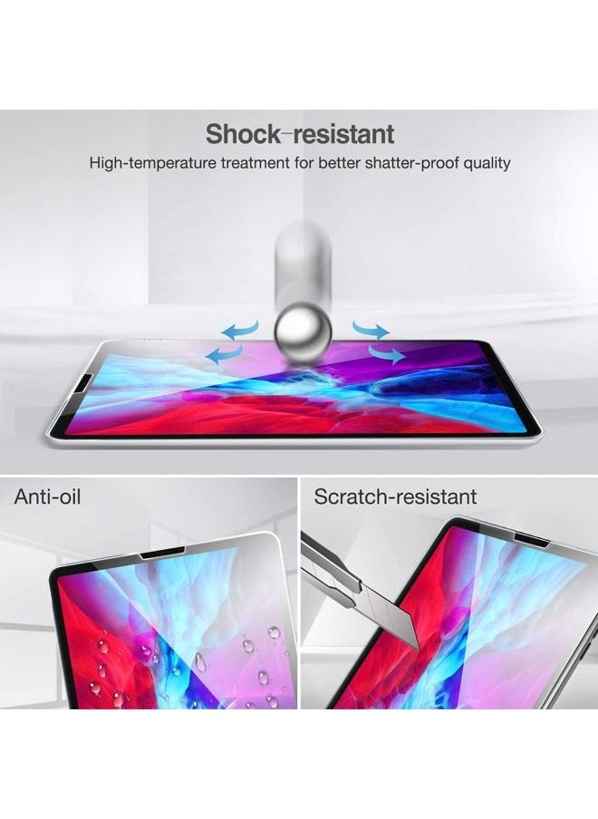 Rock Pow - iPad Pro 12.9 Screen Protector 2022 2021 2020 2018, Tempered Glass Screen Film Guard Screen Protector for iPad Pro 12.9 6th 2022/ 5th 2021/ 4th Gen 2020/ 3rd Gen 2018 Clear - Image 1