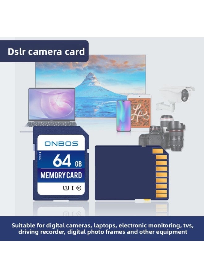 Factory Wholesale Sd Card Memory Card Tf Card 32g64g128g256g Camera SLR Mobile Phone Monitoring With High Speed 