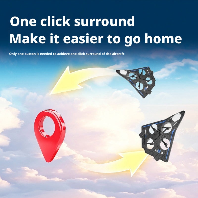 Remote Control Foam Airplane Drone Stunt Roll Fighter Quadcopter - Image 3