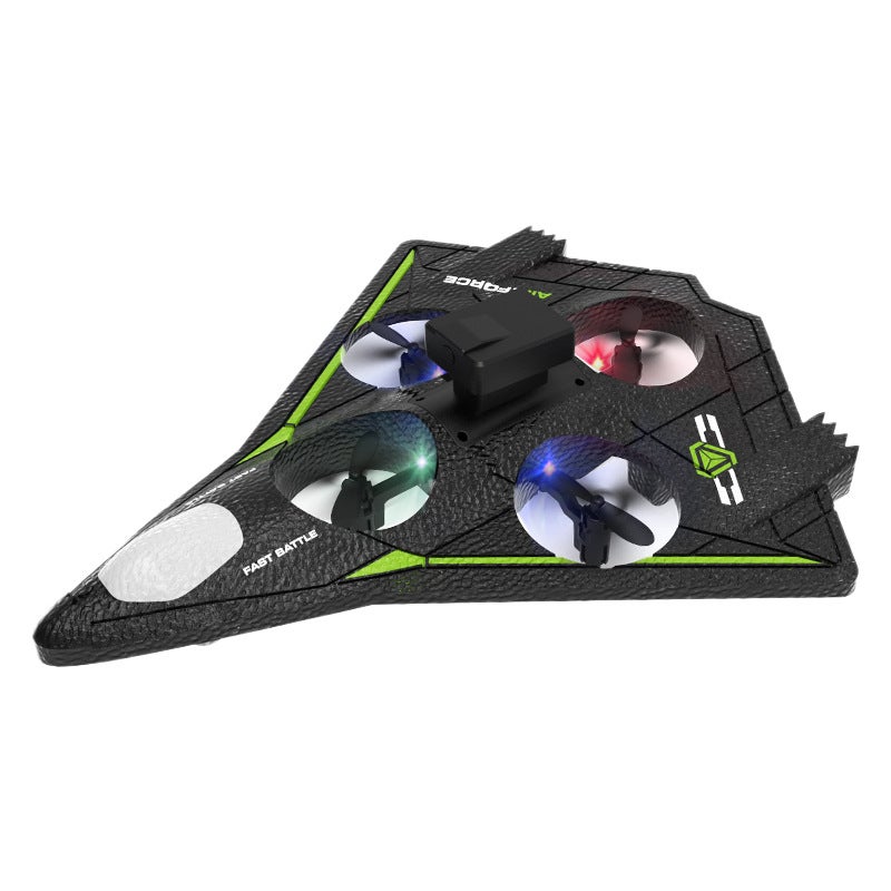 Remote Control Foam Airplane Drone Stunt Roll Fighter Quadcopter - Image 5