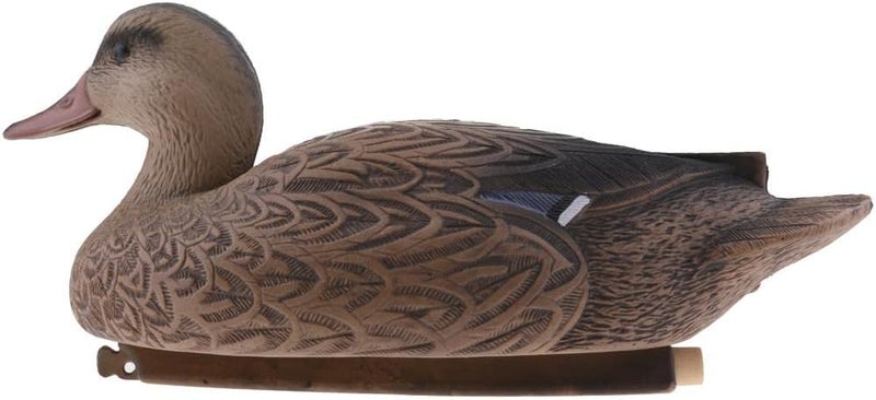 كلاراكو قطعتان من زينة بركة البط العائمة، مجسم بطة برية للصيد، تمثال بطة برية، زينة للحديقة - Image 2