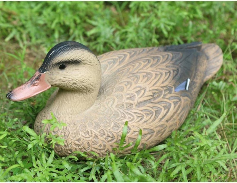 كلاراكو قطعتان من زينة بركة البط العائمة، مجسم بطة برية للصيد، تمثال بطة برية، زينة للحديقة - Image 4