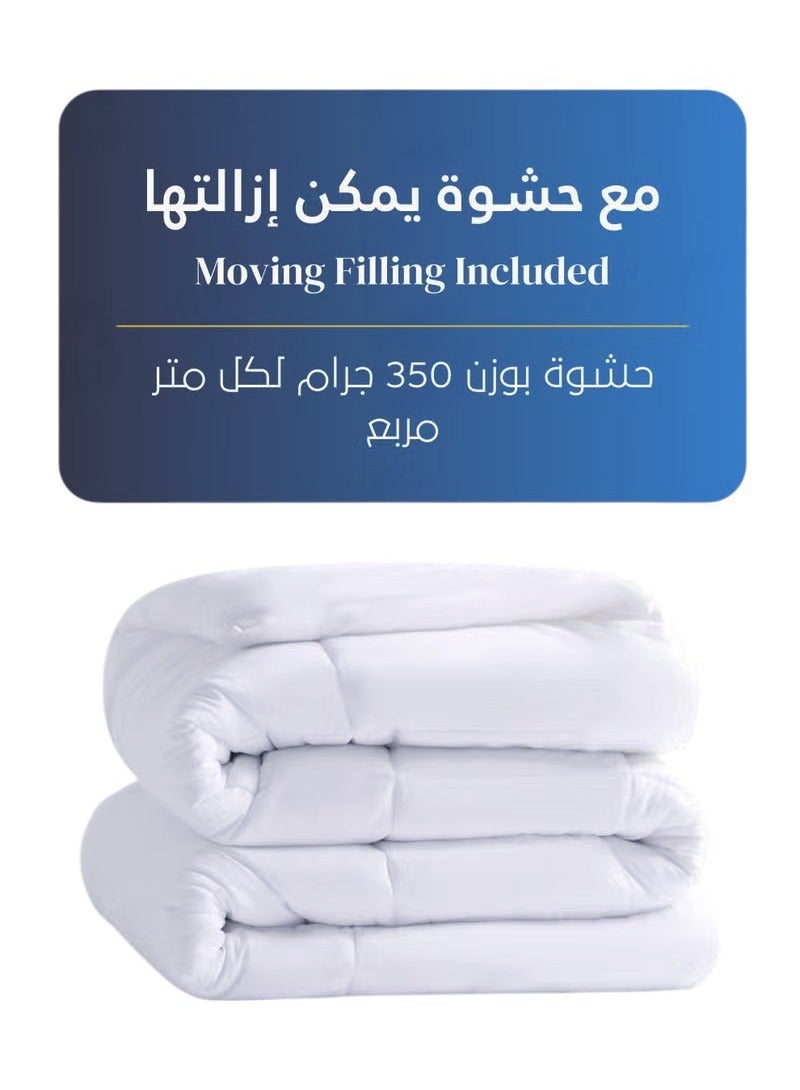 Miral Luxury Hotel Bedding Set – 4 Pieces | Twin XL Size | Soft Quilt, Full Round Sheet & 2 Elegant Pillow Covers - Image 3