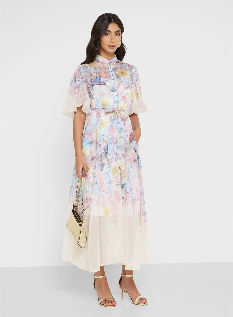 ELLA Floral Print Dress