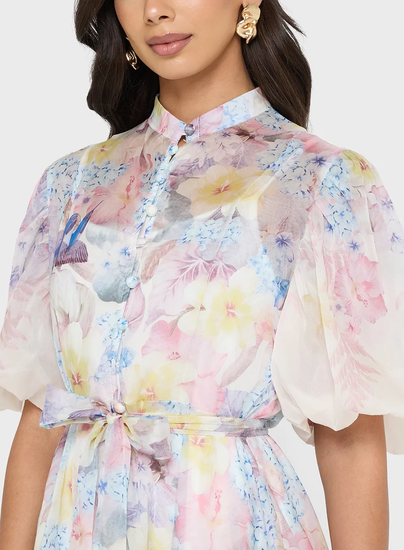 ELLA Floral Print Dress
