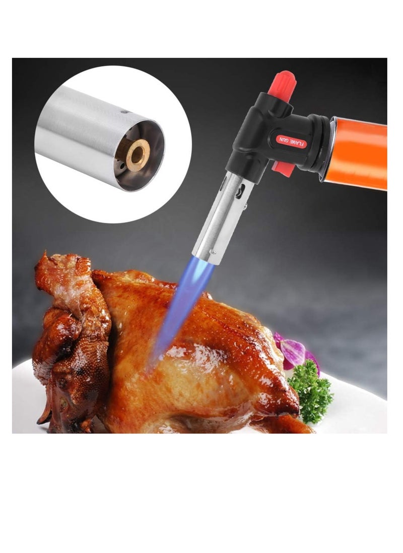 PAMEER - Multi-Purpose Butane Propane Torch, Flame Gun, Kitchen Torch, Cooking Torch, Adjustable Flame, Mini Blow Lighter Gas burner, Culinary Torch for BBQ, Baking, Cooking, Soldering, Jewelry Welding. - Image 1