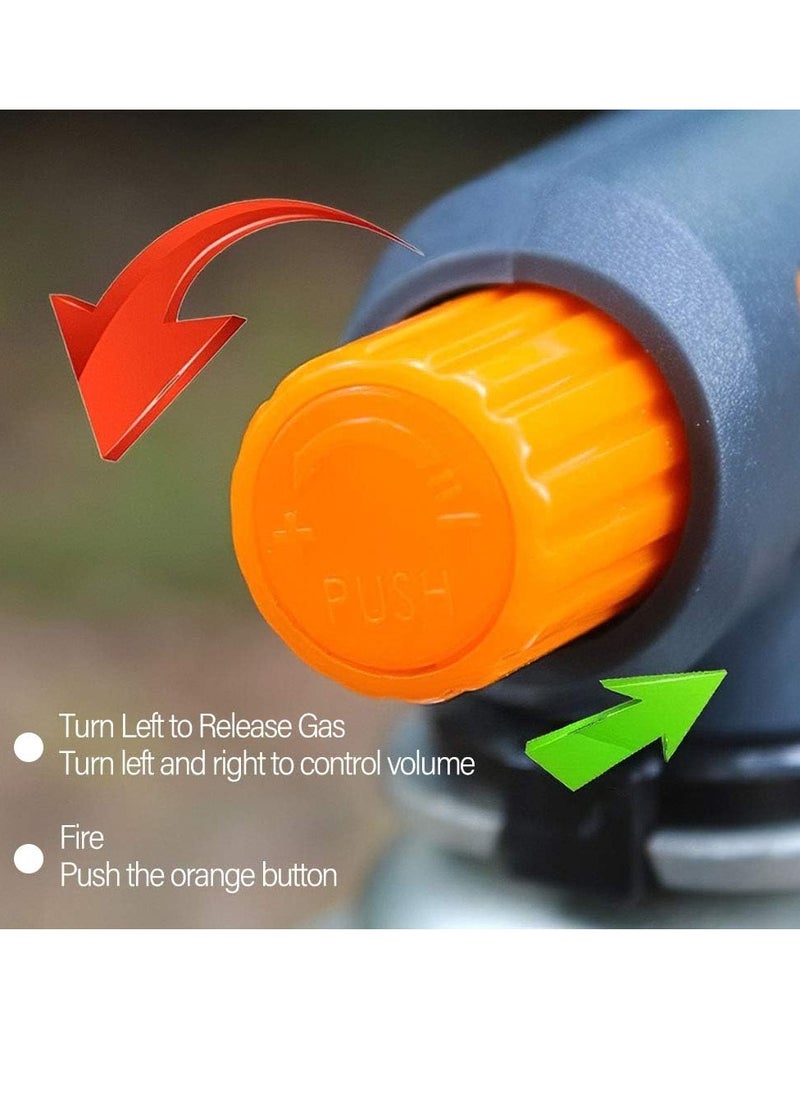 PAMEER - Multi-Purpose Butane Propane Torch, Flame Gun, Kitchen Torch, Cooking Torch, Adjustable Flame, Mini Blow Lighter Gas burner, Culinary Torch for BBQ, Baking, Cooking, Soldering, Jewelry Welding. - Image 1