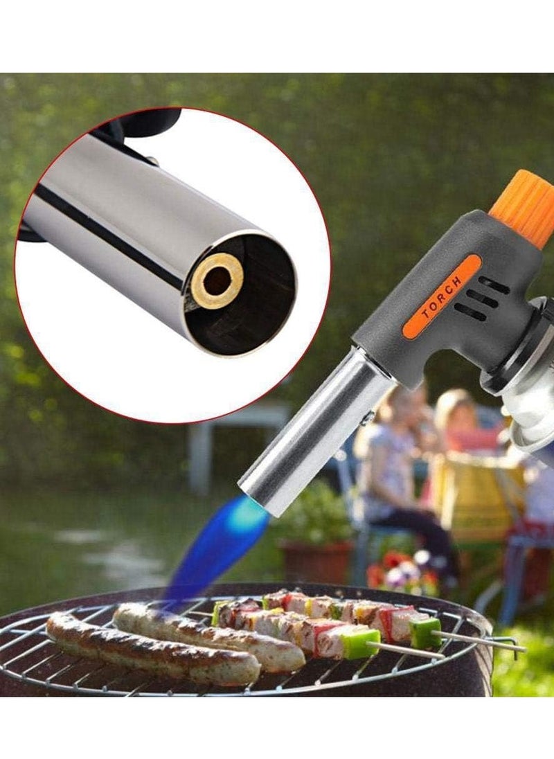 PAMEER - Multi-Purpose Butane Propane Torch, Flame Gun, Kitchen Torch, Cooking Torch, Adjustable Flame, Mini Blow Lighter Gas burner, Culinary Torch for BBQ, Baking, Cooking, Soldering, Jewelry Welding. - Image 1