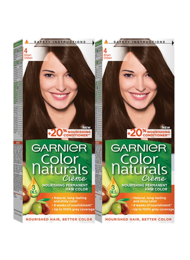 Garnier Color Naturals 4 Brown Haircolor  - Image 1