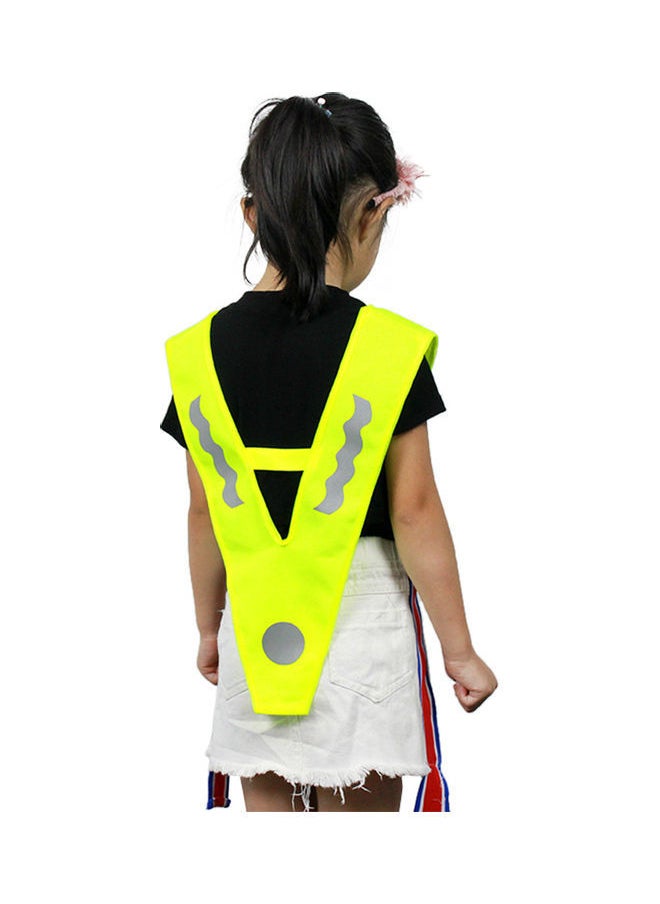 NIBEMINENT - V-shaped Reflective Vest For Kids Outdoor Sport - Image 1