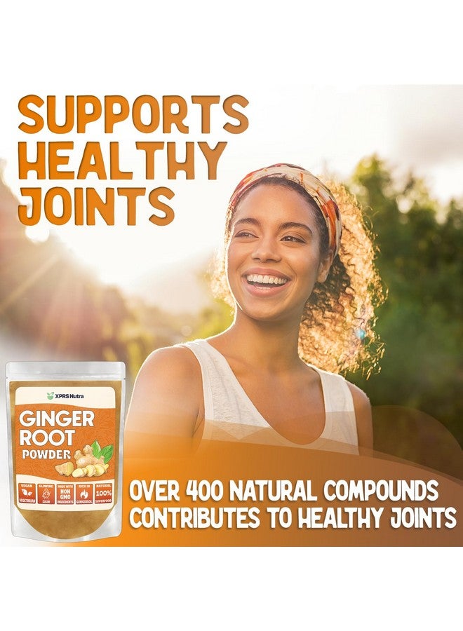 XPRS Nutra Ginger Powder - Premium Ground Ginger Root Powder with Potent Spicy Flavor - Ground Ginger Powder - Vegan Friendly Sustainably Grown Powdered Ginger (4 Ounce) - Image 2