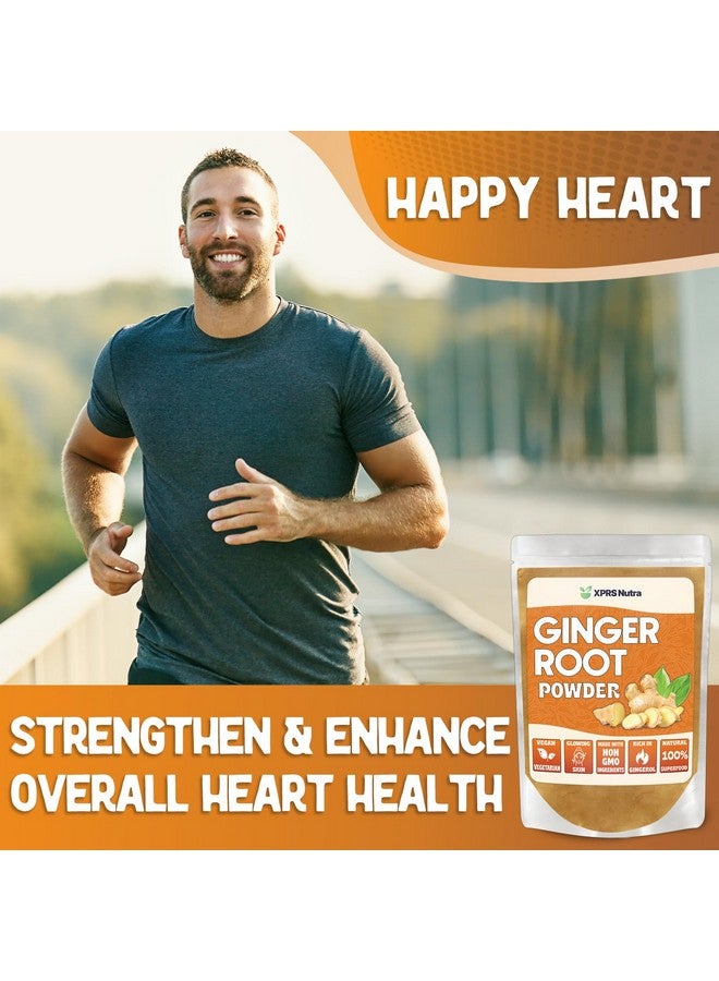 XPRS Nutra Ginger Powder - Premium Ground Ginger Root Powder with Potent Spicy Flavor - Ground Ginger Powder - Vegan Friendly Sustainably Grown Powdered Ginger (4 Ounce) - Image 4