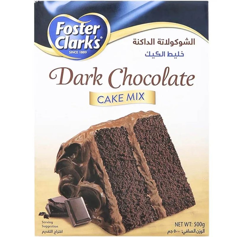 Foster Clarks Dark Chocolate Flavored Cake Mix- 500gms - Image 1