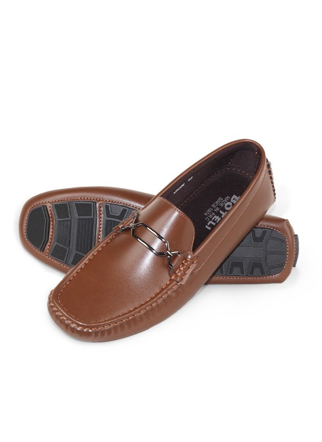 BOTELI Casual Driver Shoes Mens Leather Loafer Slip On Casual Driving Shoes for Men  - Image 1