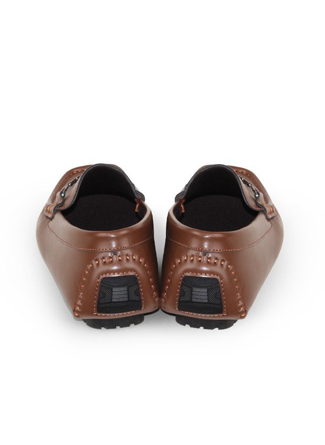 BOTELI Casual Driver Shoes Mens Leather Loafer Slip On Casual Driving Shoes for Men  - Image 3