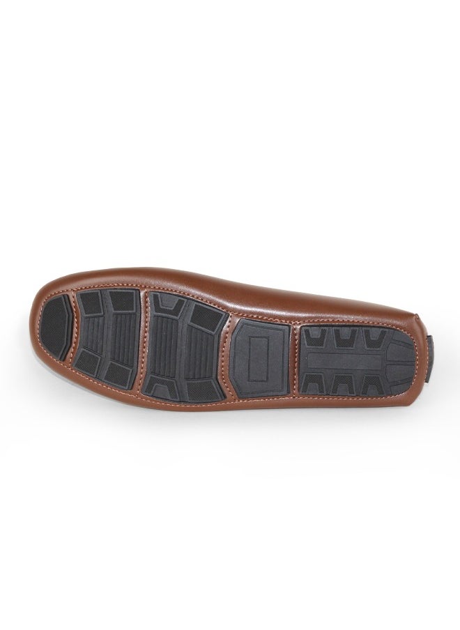 BOTELI Casual Driver Shoes Mens Leather Loafer Slip On Casual Driving Shoes for Men  - Image 4