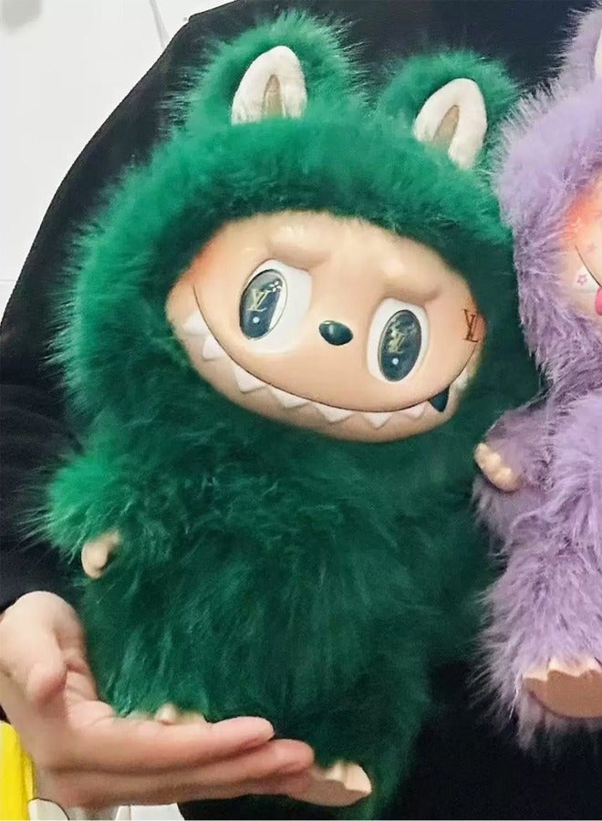 38cm THE MONSTERS Labubu Plush Toys Doll Cherub Zimomo Version for Kids Adults Boy Girls Soft Plush Birthday Gifts for Children 