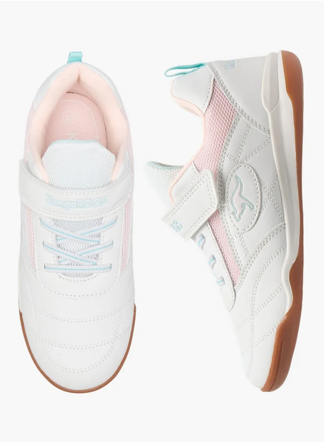 kangaROOS Girls' Sneakers with Hook and Loop Closure