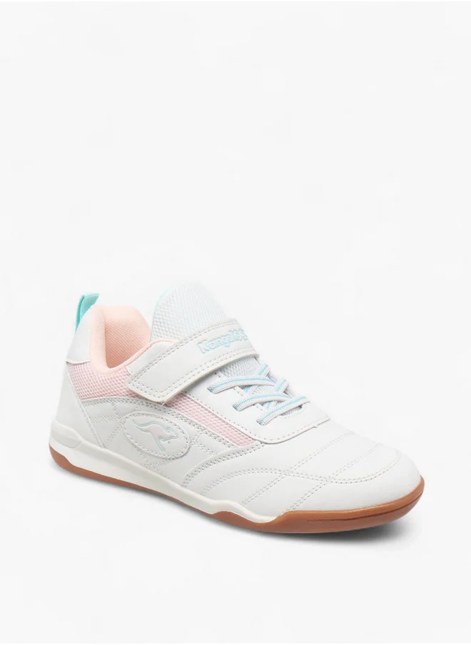 kangaROOS Girls' Sneakers with Hook and Loop Closure
