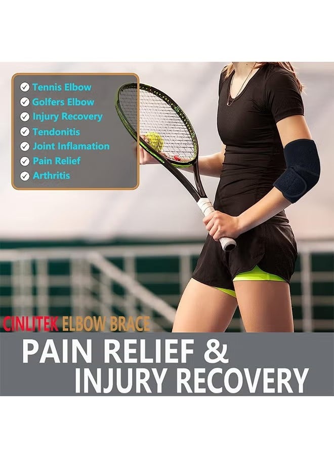 Organizer Elbow Support, Elbow Brace, Adjustable Elbow Sleeve, Tennis Elbow Sleve, Arm Wrap Strap, Sleve for Elbow Sleeve for Gym  - Image 4