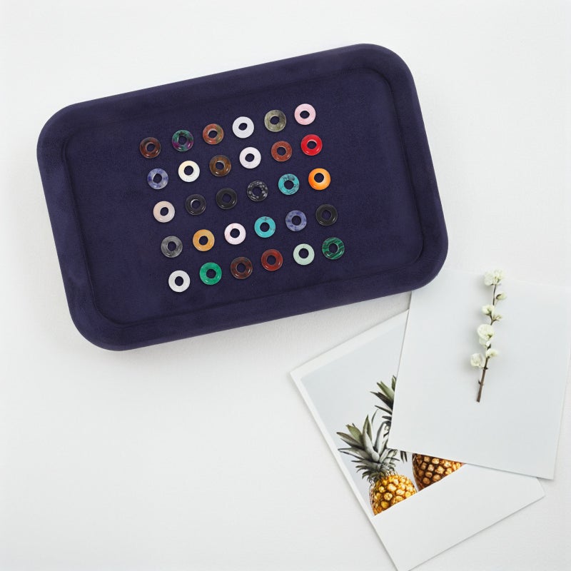 Jewelry Organizer Tray Plate: Necklace And Bracelet Holder Stackable Jewelry Display For Earrings And Pendants Home Or Store Use - Image 3