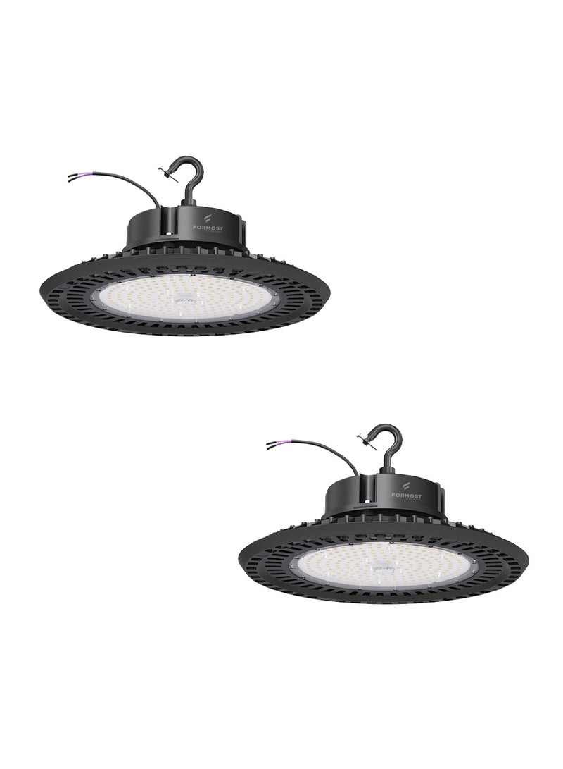 FORMOST FORMOST LED High Bay Light 200W | IP65 Waterproof | 5 Years Warranty | High Efficiency Industrial and Commercial Light for Warehouses and Factory | Cool White (PACK OF 2)  - Image 1