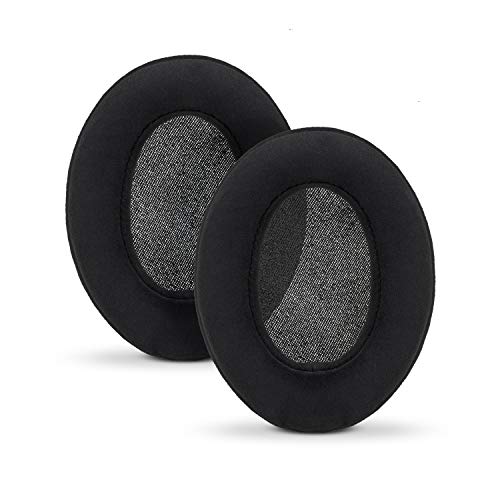 BRAINWAVZ Micro Suede Replacement Ear Pads for HyperX Cloud & Alpha, ATH M50X, Steelseries Arctis, Logitech G Pro & More Headphones, Soft Velour, Memory Foam & Long Lasting Earpads by Brainwavz - Image 1