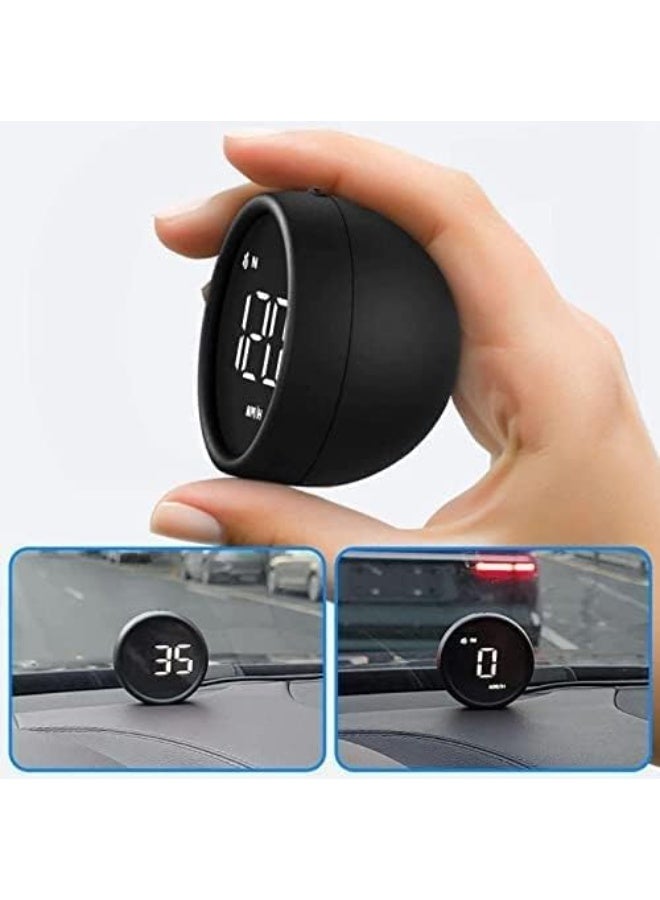 Universal Digital HUD Head Up Display GPS Speedometer with Over Speed Alarm and Tired Driving Warning for Cars - Image 2