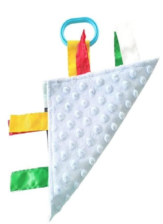 The Learning Lovey Baby Jack & Co 8x8” Learning Lovey Tag Toys for Babies - Baby Crinkle Toys - Crinkle Toys for Baby - Soft & Safe - Learn USA State Facts - Ideal Baby Toy BPA Free w/Stroller Clip (Ohio_8x8)  - Image 2