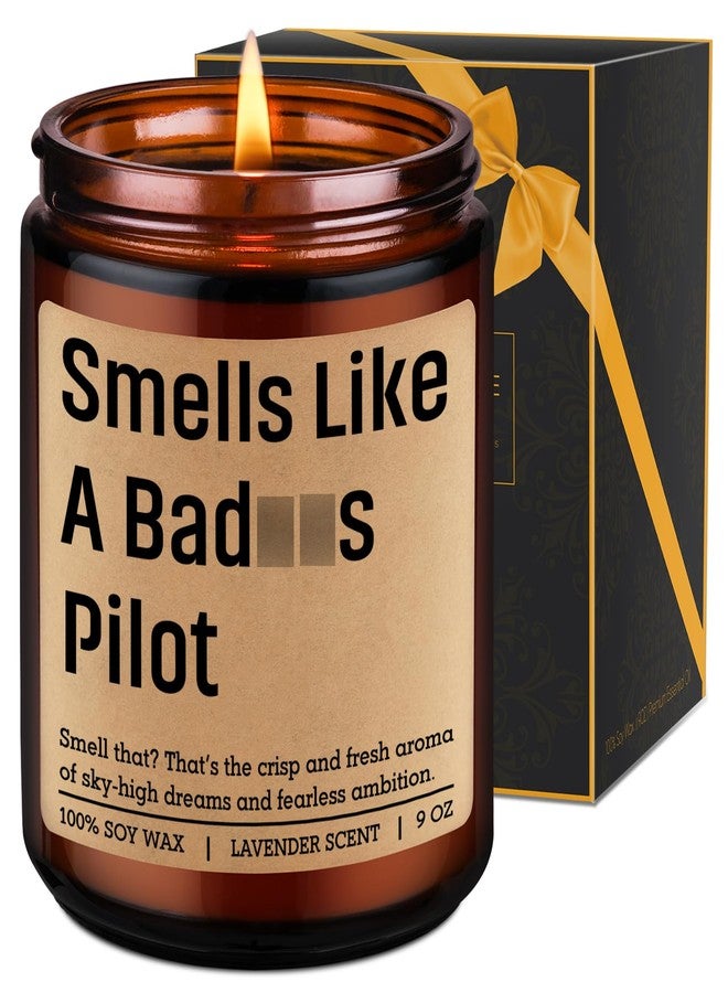 LEADO Aviator Candle, Pilot Gifts for Men, Women - Airplane, Aviation Gifts for Pilots - Cool Fathers Day, Birthday, Graduation Presents for Aviator Friend, Dad, Son, Husband - Funny Aviation Decor - Image 1
