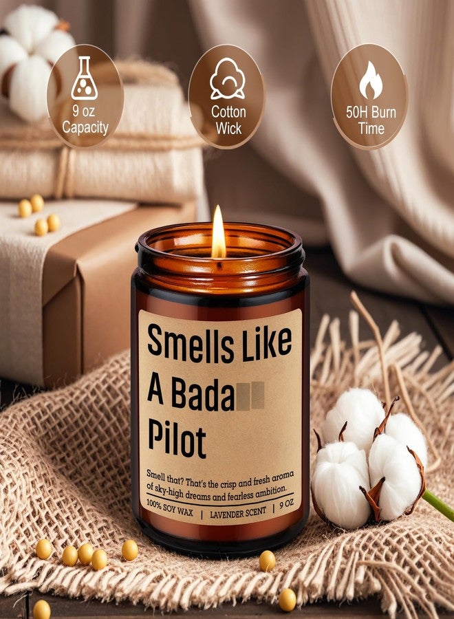 LEADO Aviator Candle, Pilot Gifts for Men, Women - Airplane, Aviation Gifts for Pilots - Cool Fathers Day, Birthday, Graduation Presents for Aviator Friend, Dad, Son, Husband - Funny Aviation Decor - Image 3
