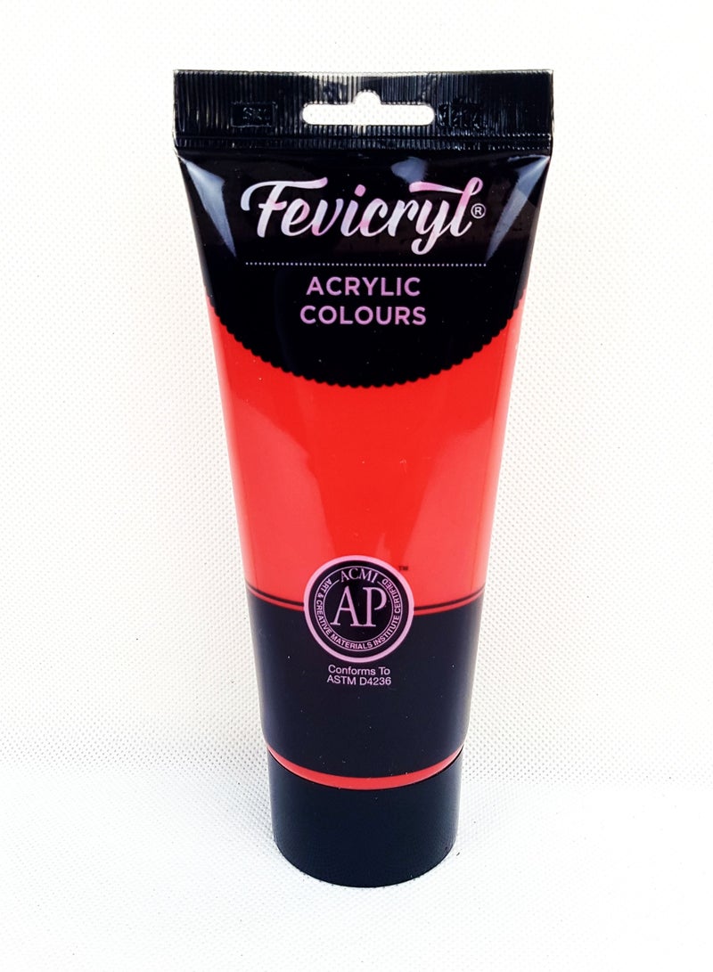 200ml Acrylic Paint Naphtholene Carmine Colour