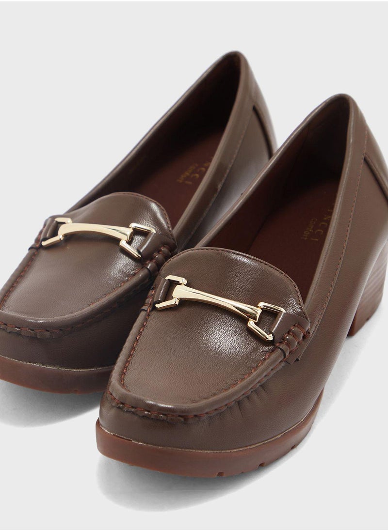 Vincci - Buckle Detailed Moccasins - Image 1