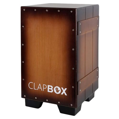 Clapbox Cajon CB45 -Crate Design, Birch Wood (H:50 W:30 L:30) - 3 Internal Snares, Deep Bass tone. - Image 5