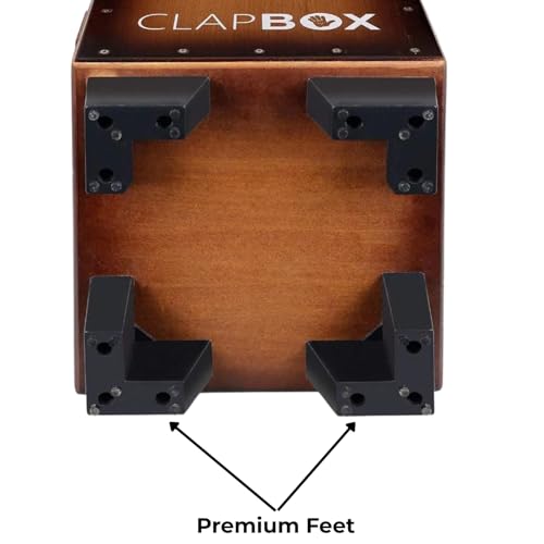 Clapbox Cajon CB45 -Crate Design, Birch Wood (H:50 W:30 L:30) - 3 Internal Snares, Deep Bass tone. - Image 3