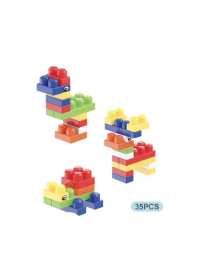 Educational Building Blocks – 35 Pieces - Image 1