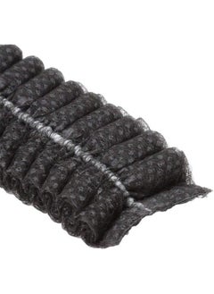 Gesalife Disposable Shower Caps Non Woven Mob Hair Net 19 Inch Black Pack of 1000 Pcs  - Image 4