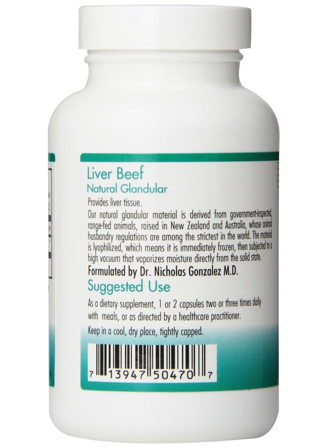 Nutricology Liver Beef, 125 Vegicaps - Image 2